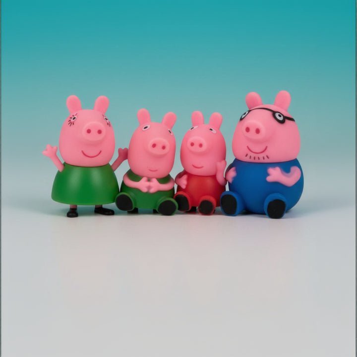 Peppa Pig Chu Chu Toy 4pc Set by Gift Hub Mart