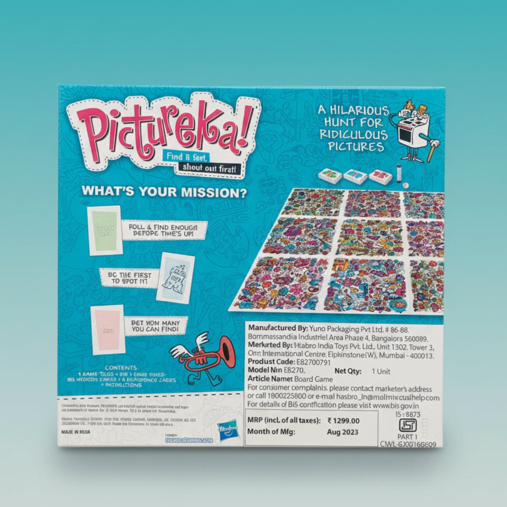 Pictureka Picture Hunt Game Hasbro 6+ by Gifthubmart