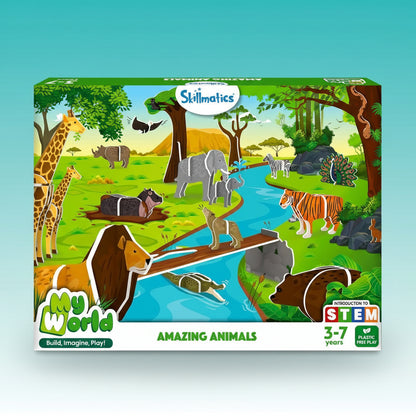 Piece & Play Amazing Animals Skillmatics by Gifthubmart