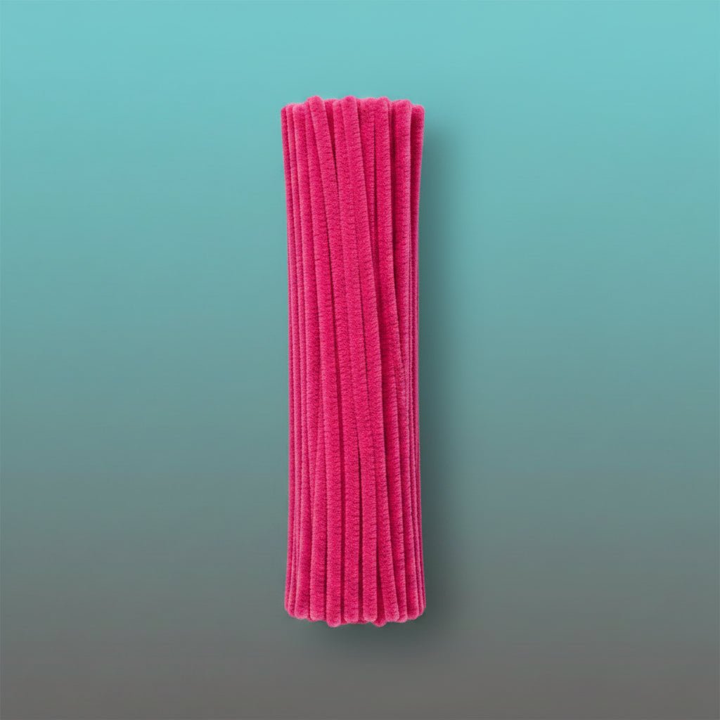 Pipe Cleaner Gift Hub Mart Deep Pink - smoking accessory bundle in clear packaging