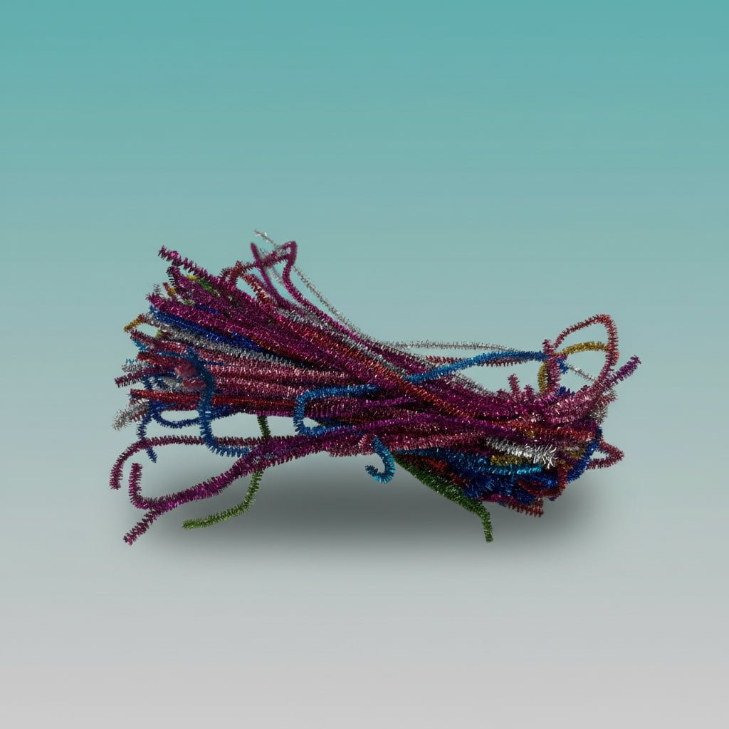 Pipe Cleaner Glitter Multicolour by Gifthubmart