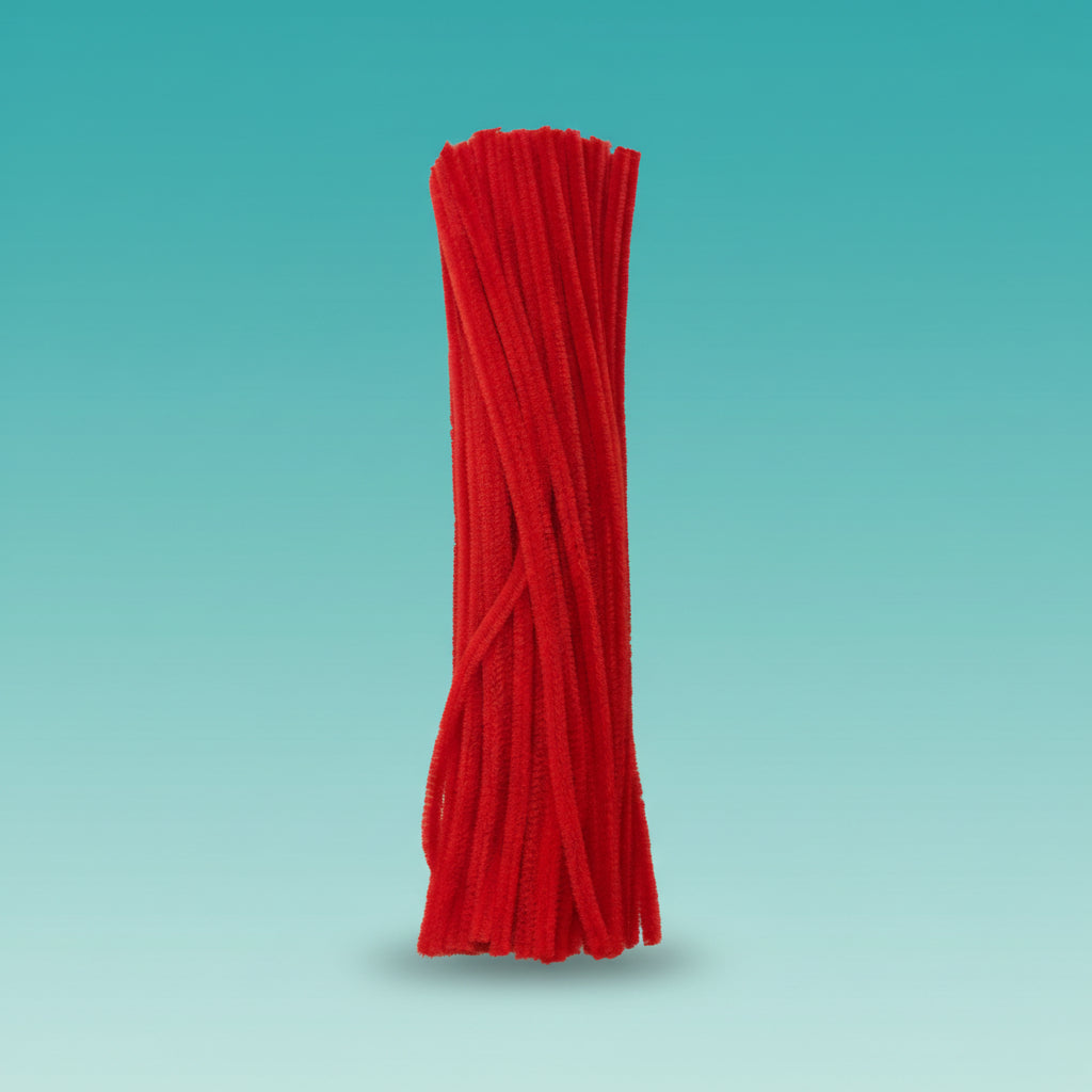 Pipe Cleaner Red by Gift Hub Mart