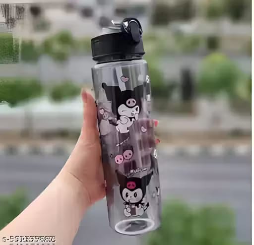 Plastic Printed Bottle Transparent