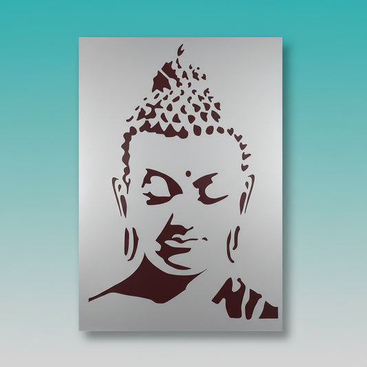 Plastic Stencil- Gautam Buddha by Gift Hub Mart