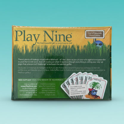 Play Nine The Card Game of Golf by Gift Hub Mart