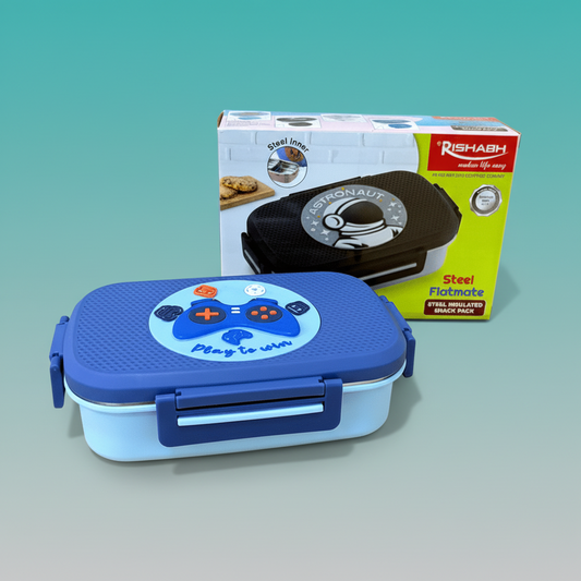 Play To Win Lunch Box (Steel Insulated) 650 ml by Gift Hub Mart