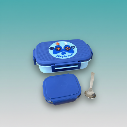 Play To Win Lunch Box (Steel Insulated) 650 ml by Gift Hub Mart