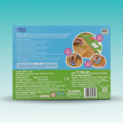 Playmagic Dough Activity Set Peppa Pig 3+ by Gifthubmart