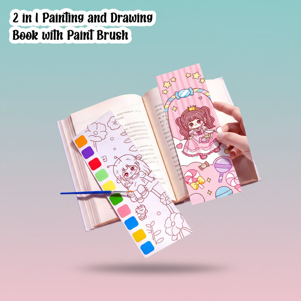 Pocket Water Colouring Book Princess by Gifthubmart