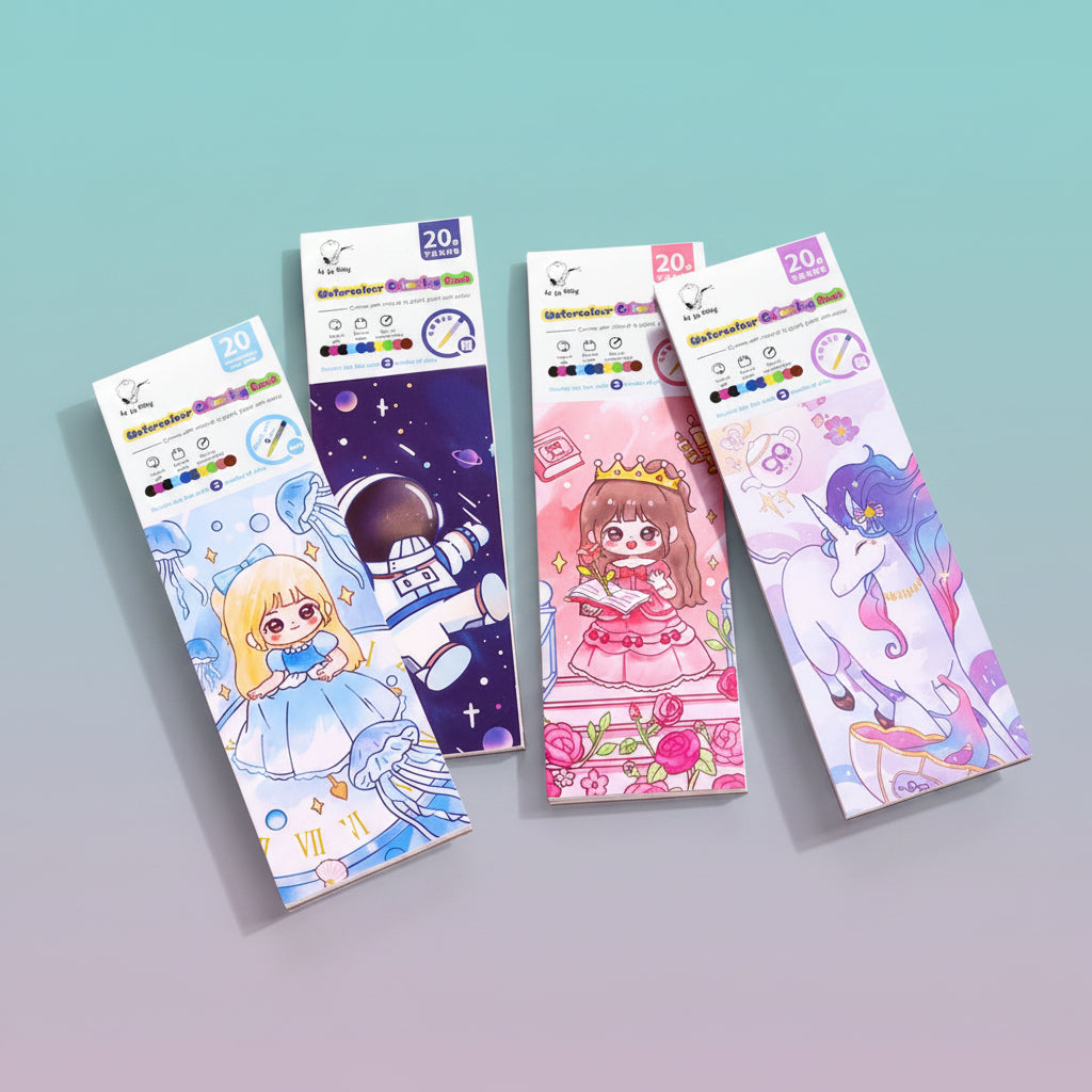 Pocket Water Colouring Book Princess by Gifthubmart