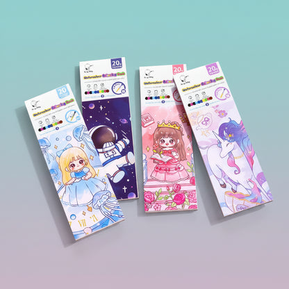 Pocket Water Colouring Book Princess by Gifthubmart