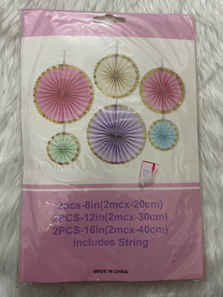 Popper Fan Set of 6 by Gifthubmart