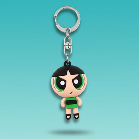 Power Puff Girls Rubber Keychain by Gifthubmart