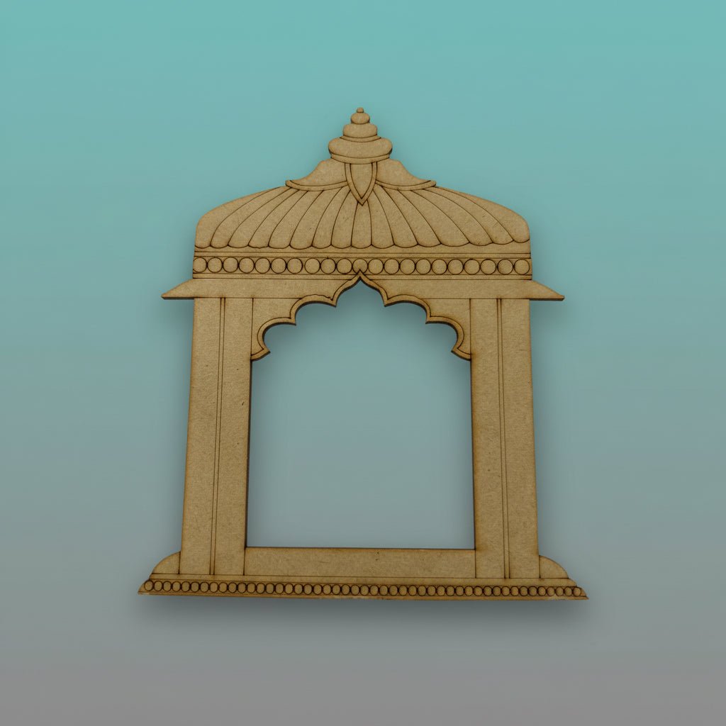 Premarked MDF Painting - Temple by Gift Hub Mart