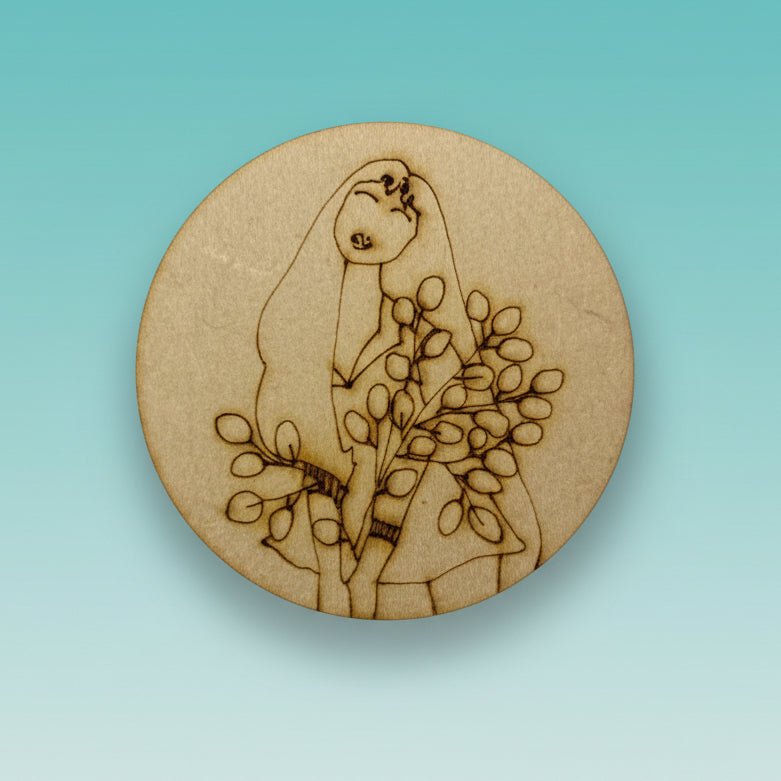 Premarked Mini MDF Painting - Bride by Gift Hub Mart