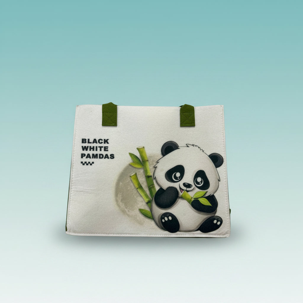 Printed Felt Bag Big by Gift Hub Mart