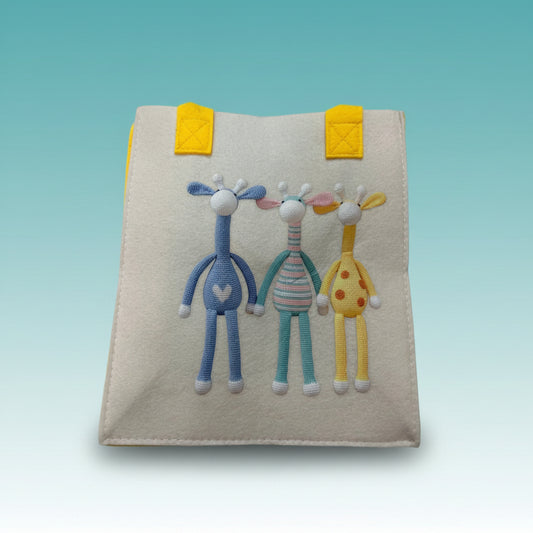 Printed Felt Bag Medium by Gift Hub Mart