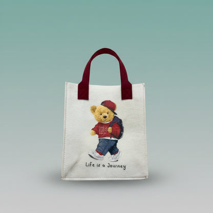Printed Felt Bag Medium by Gift Hub Mart