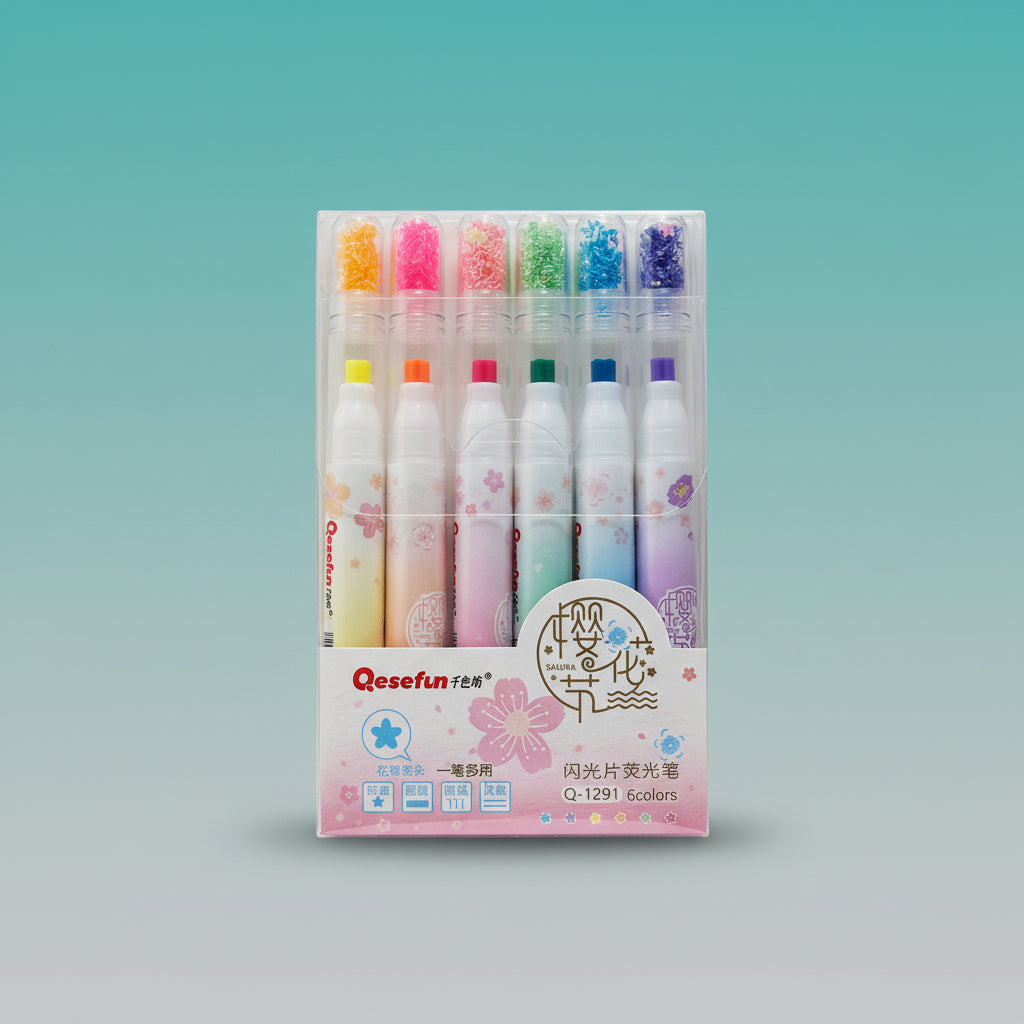 Qesefun Fancy Highlighter by Gift Hub Mart