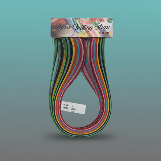 Quilling Strip (3mm Multi Colour) by Gifthubmart