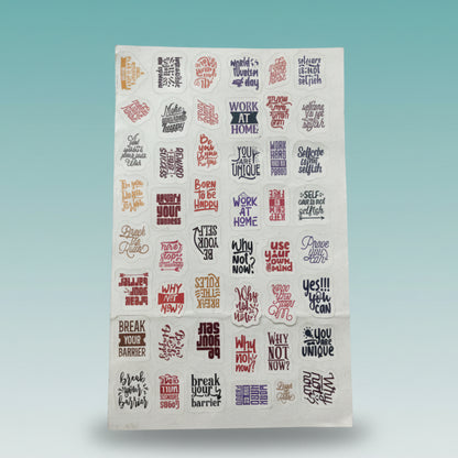 Quote Stickers by Gift Hub Mart