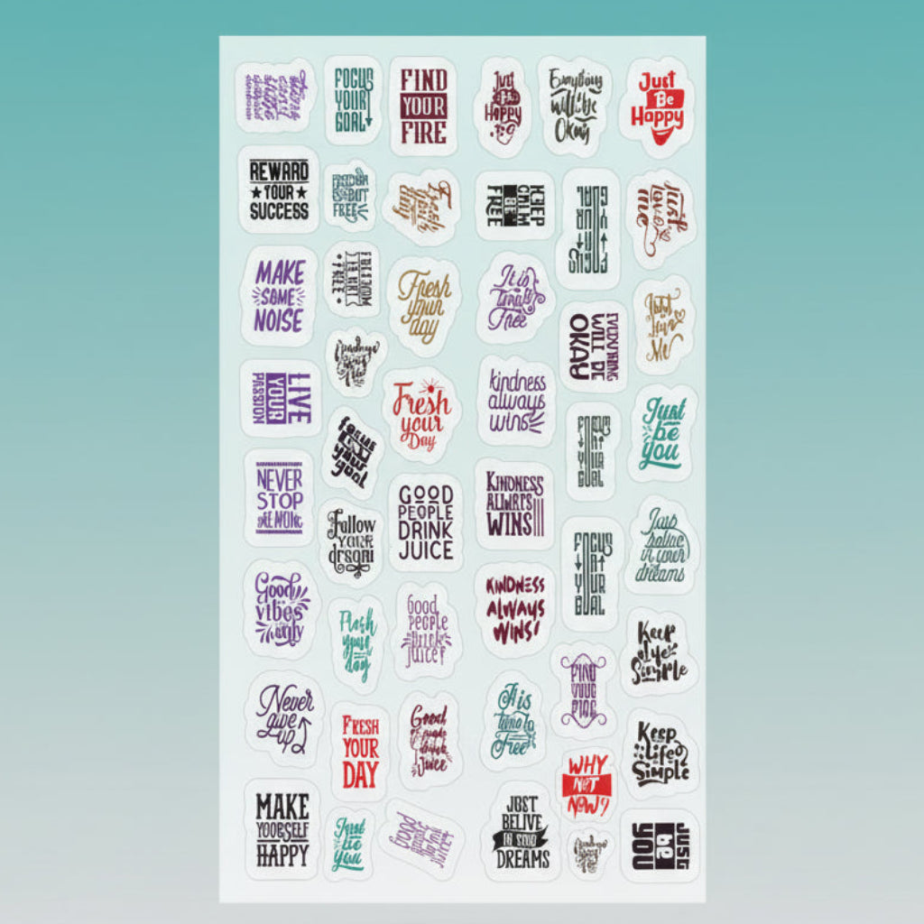 Quote Stickers by Gift Hub Mart