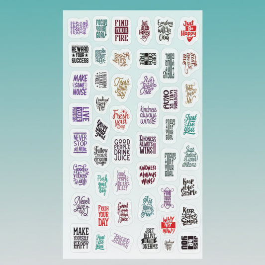 Quote Stickers by Gift Hub Mart