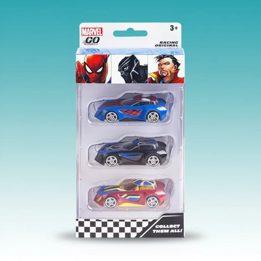 Rapid Racer Cars 3- Marvel Go Collection 3+ by Gift Hub Mart