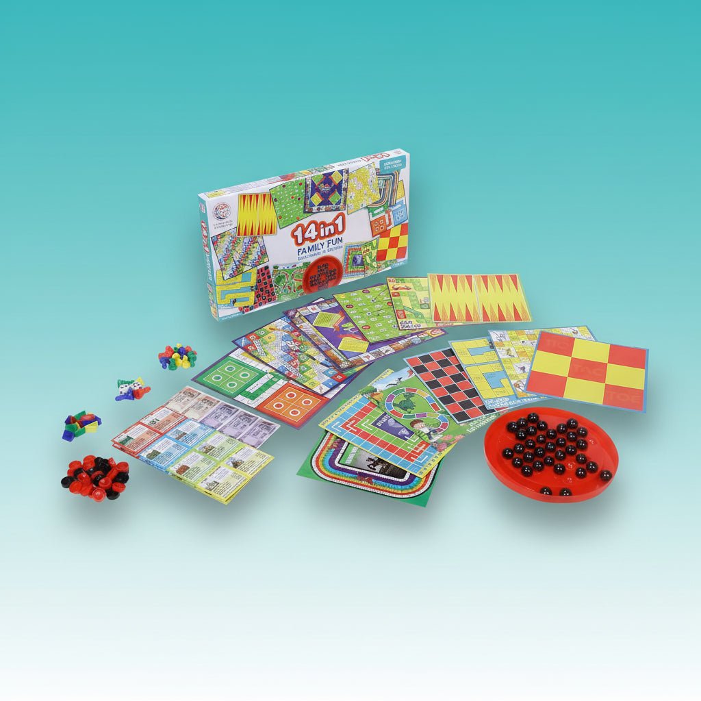 Ratna 14 in 1 Family Fun Games by Gifthubmart