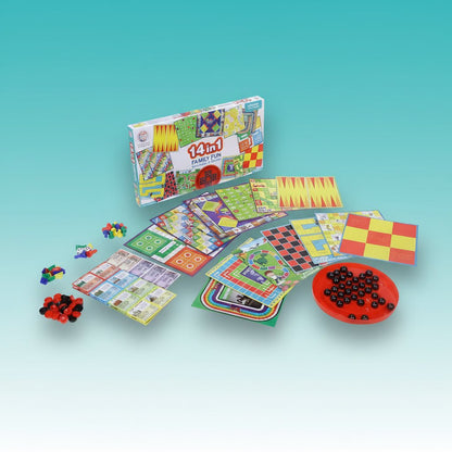 Ratna 14 in 1 Family Fun Games by Gifthubmart