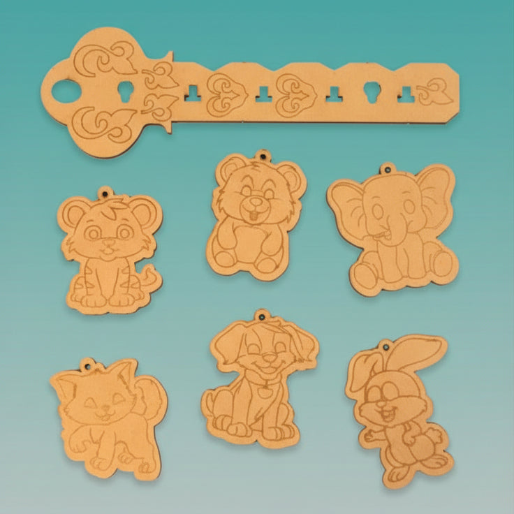 RATNA CUTIES KEYCHAIN DIY KIT by Gifthubmart
