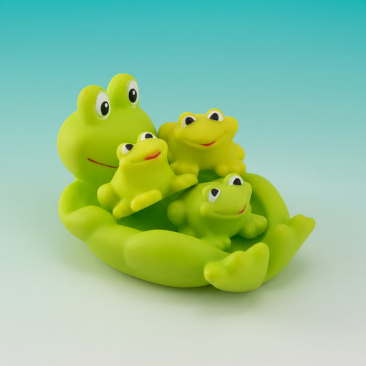 Ratna Squeezy Bath Buddies Frog 3+ (3pcs) Set by Gifthubmart
