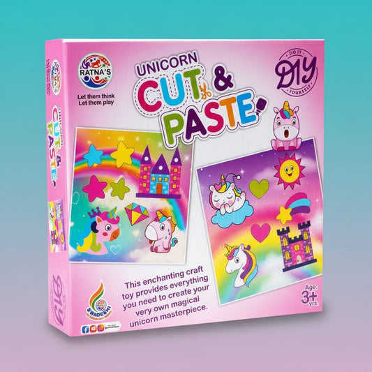 Ratna Unicorn Cut & Paste DIY by Gifthubmart