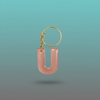 Resin Alphabet Keychain by Gift Hub Mart