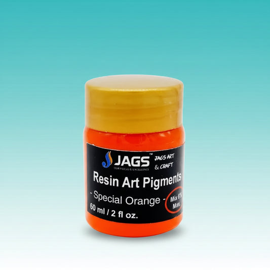 Resin Art Pigment Special Orange Opaque by Gifthubmart