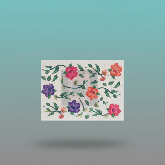 Resin Flower Printed Sheet A4 JSDS09A by Gifthubmart