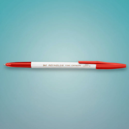 Reynolds 045 Ball Pen (Red) by Gifthubmart