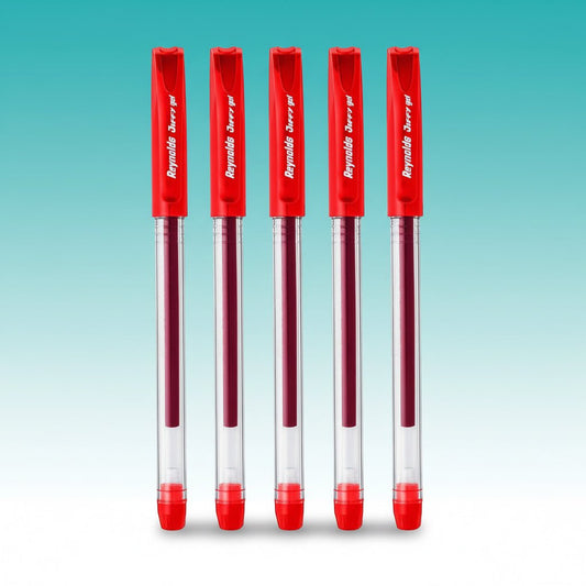 Reynolds Jiffy Gel Pen Red by Gifthubmart