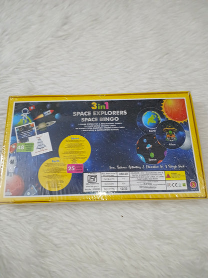 3 in 1 Space Explorers  Bingo