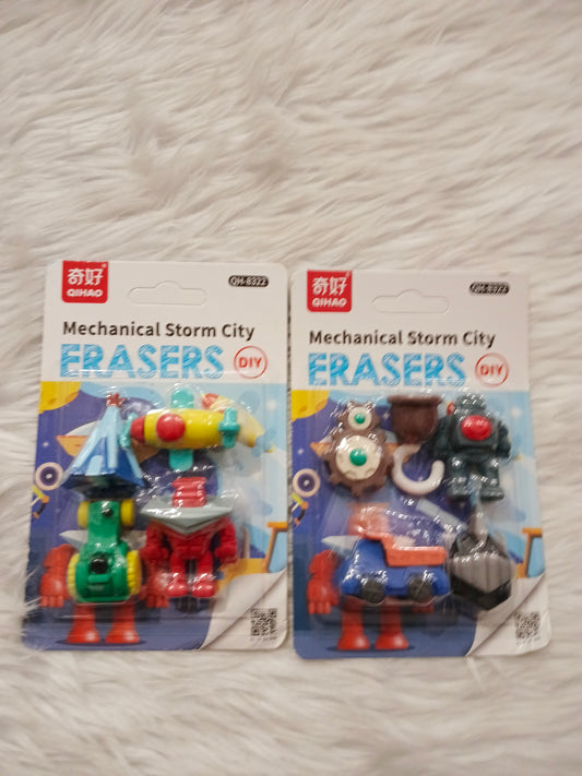 Fancy Eraser- Mechanical Storm City