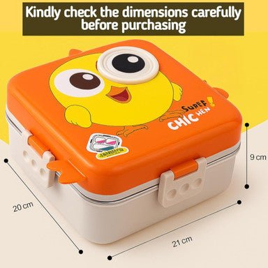 Super Chicken Lunch Box- 3 Comp + Sauce Box