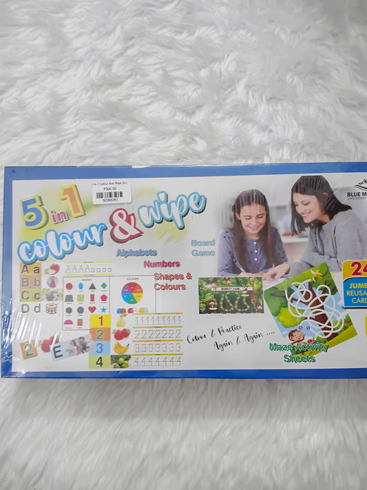 5 in 1 Colour And Wipe (3+)