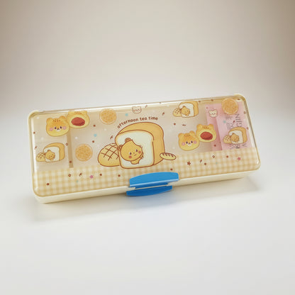 Tea Cup Calculator Acrylic Pencil Box (Double Side)