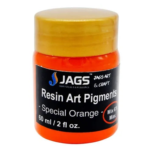 Jags Resin Art Pigment - Special Orange- Opaque