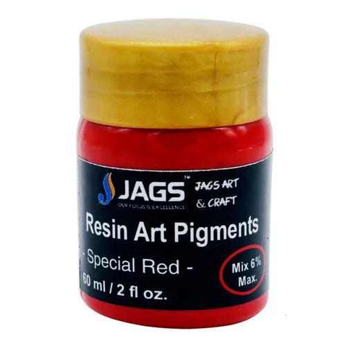 Jags Resin Art Pigment - Special Red- Opaque