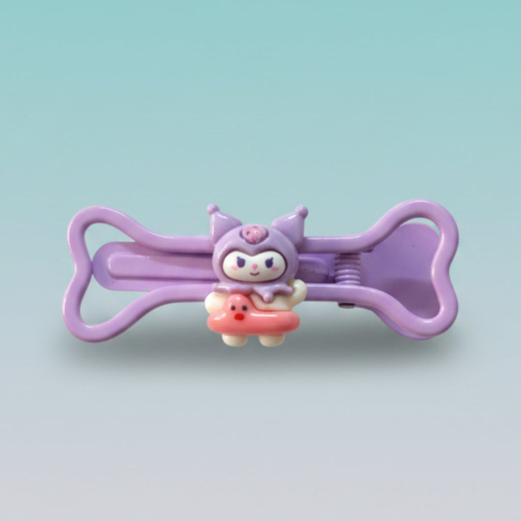 Sanrio Bone Metal Hair Clip by Gift Hub Mart