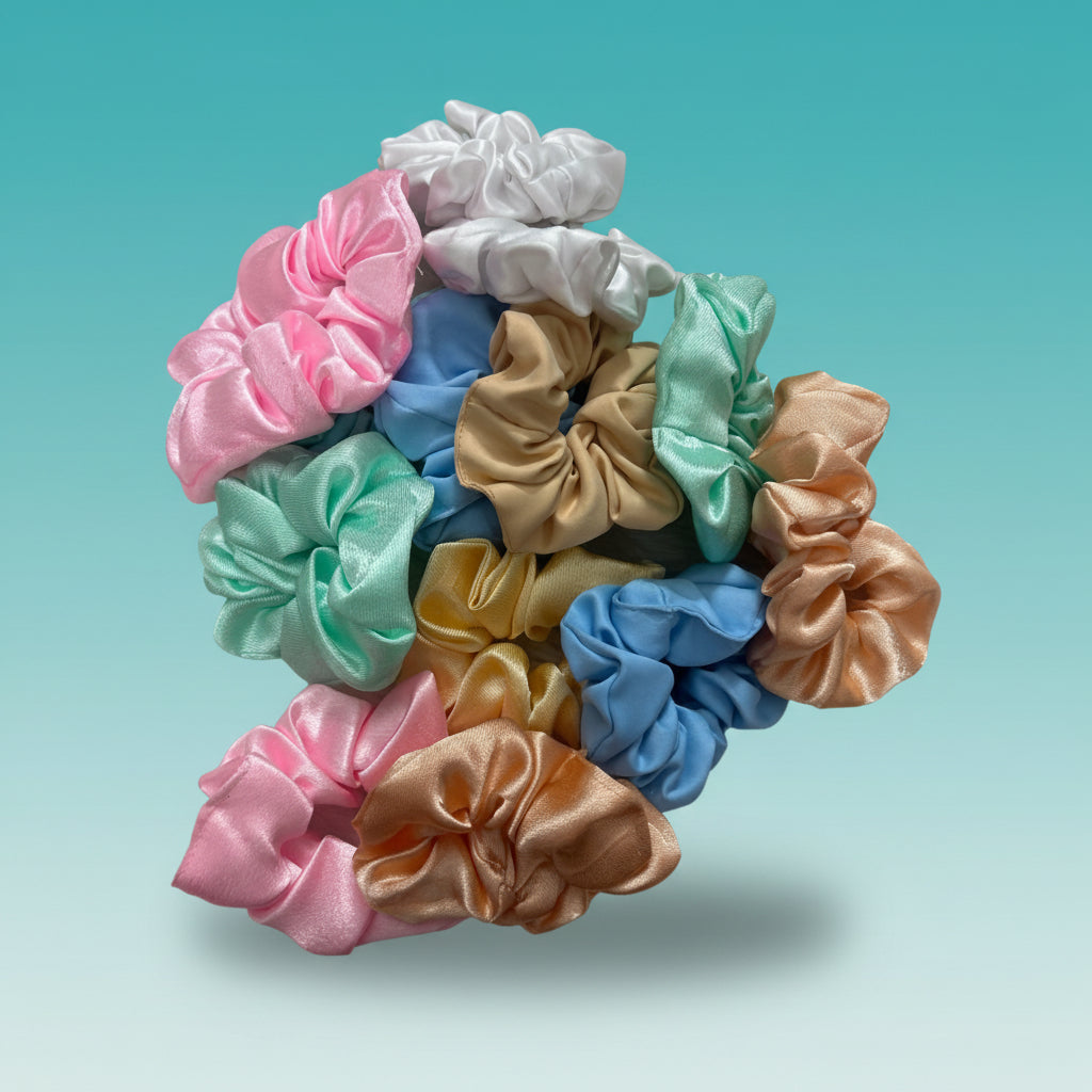 Satin Scrunchies by Gifthubmart