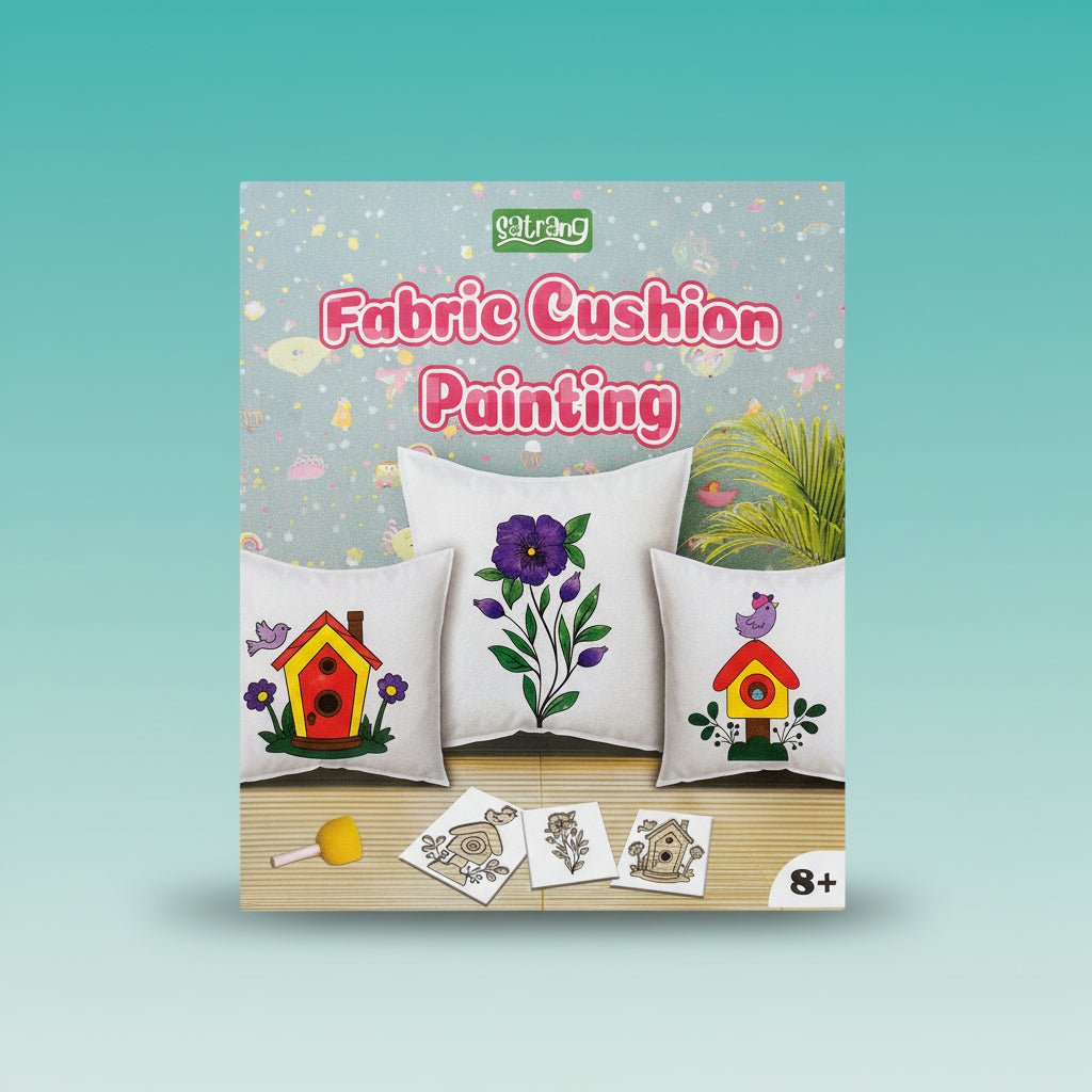 Satrang Fabric Cushion Painting 8+ by Gift Hub Mart