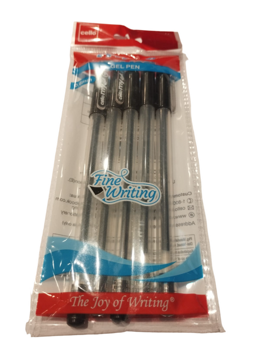 Cello My Gel Pen Black 0.6mm