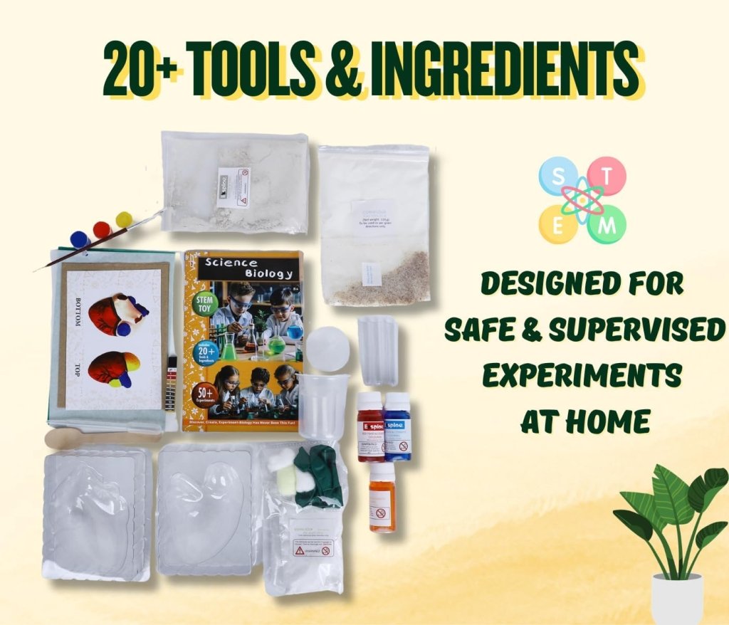 Science Biology 50+ Experiments Play Craft 8+ by Gift Hub Mart